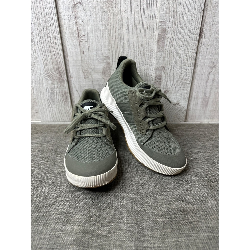 Sorel Womens Sneakers Size 6.5 US Olive Green Out n About WP Casual Shoes